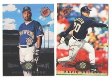 1995 Stadium Club Virtual Reality - MILWAUKEE BREWERS Team Set