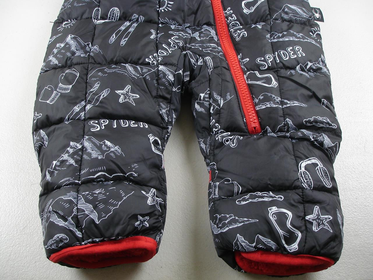 Baby Boys Girls 3 - 6 Months Spyder Kids All In One Suit Faux Fur Lined Ski Suit image 9