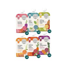 7 Months World Explorers Baby Food Pouches - Puree With Ethically Sourced Me...