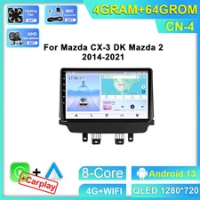 For Mazda CX-3 DK 2014-2021 Stereo Car Radio CarPlay Multimedia Video Player GPS