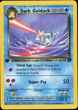 1st Edition Dark Golduck 37/82 Pokemon Team Rocket Non Holo MP/LP Uncommon 2000 on eBay
