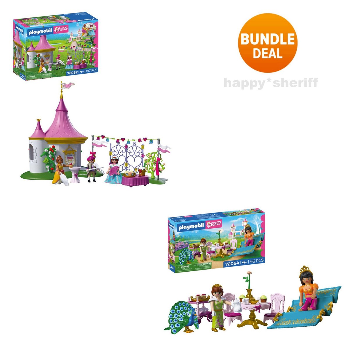 Playmobil Princess Royal Palace Garden Sets 72052 72054 New Boxed