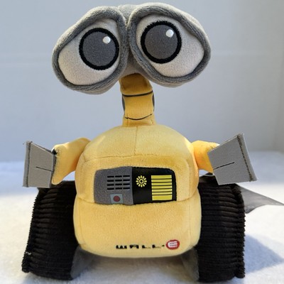 Authentic Disney Pixar Disney Store WALL-E Plush Toy Medium 8'' NEW tag