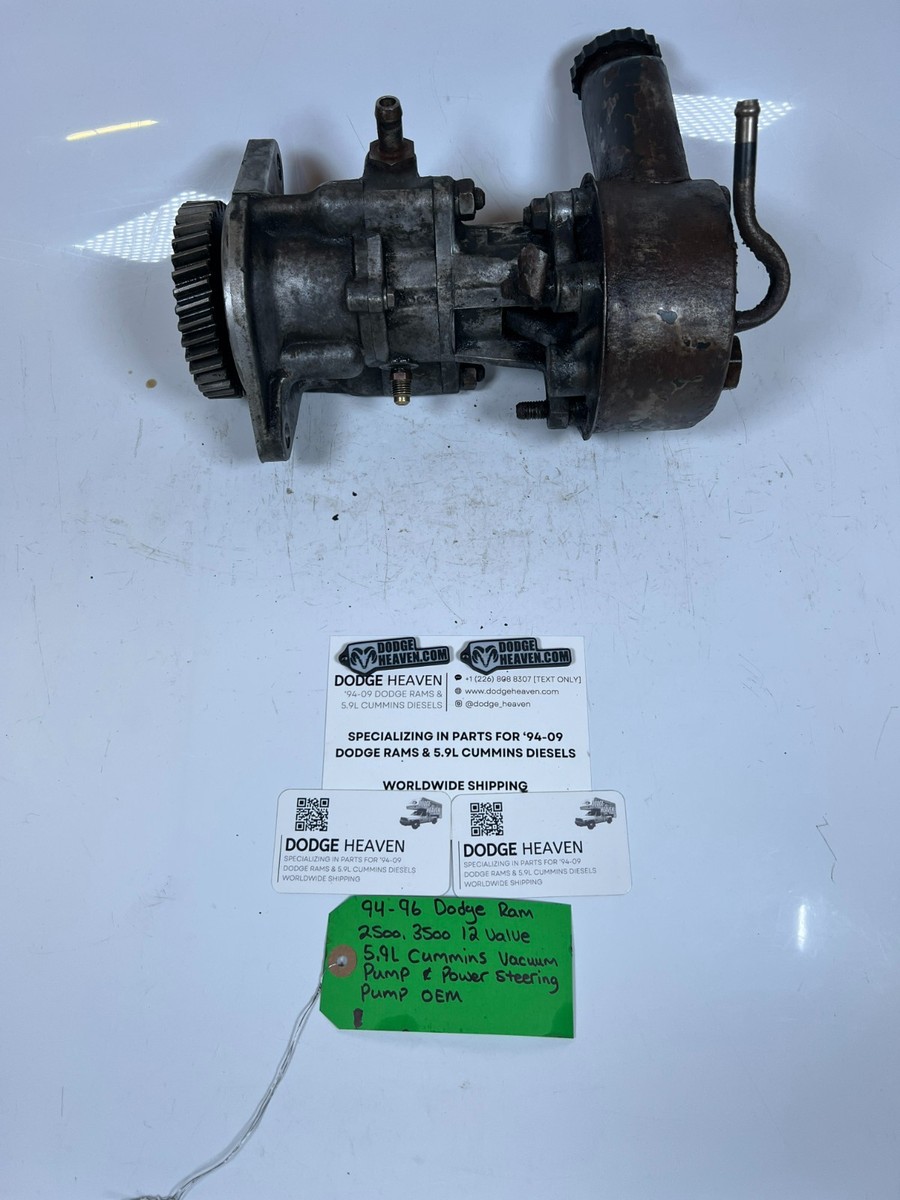 OEM 1994-1996 Dodge Ram 12 Valve 5.9L Cummins Vacuum & Power