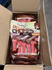 Lot of 6 Bags , Premium Pork Chomp Dog Treats Best By 02/23/2027