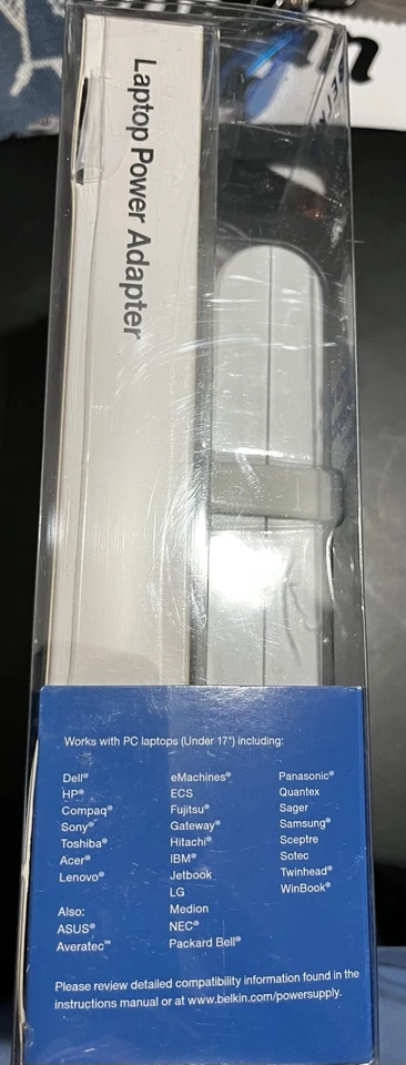 Adaptador de corriente Belkin F5L014 oficina en casa pc portátil fuente de alimentación 17" 110 vatios Foto 4 de 4