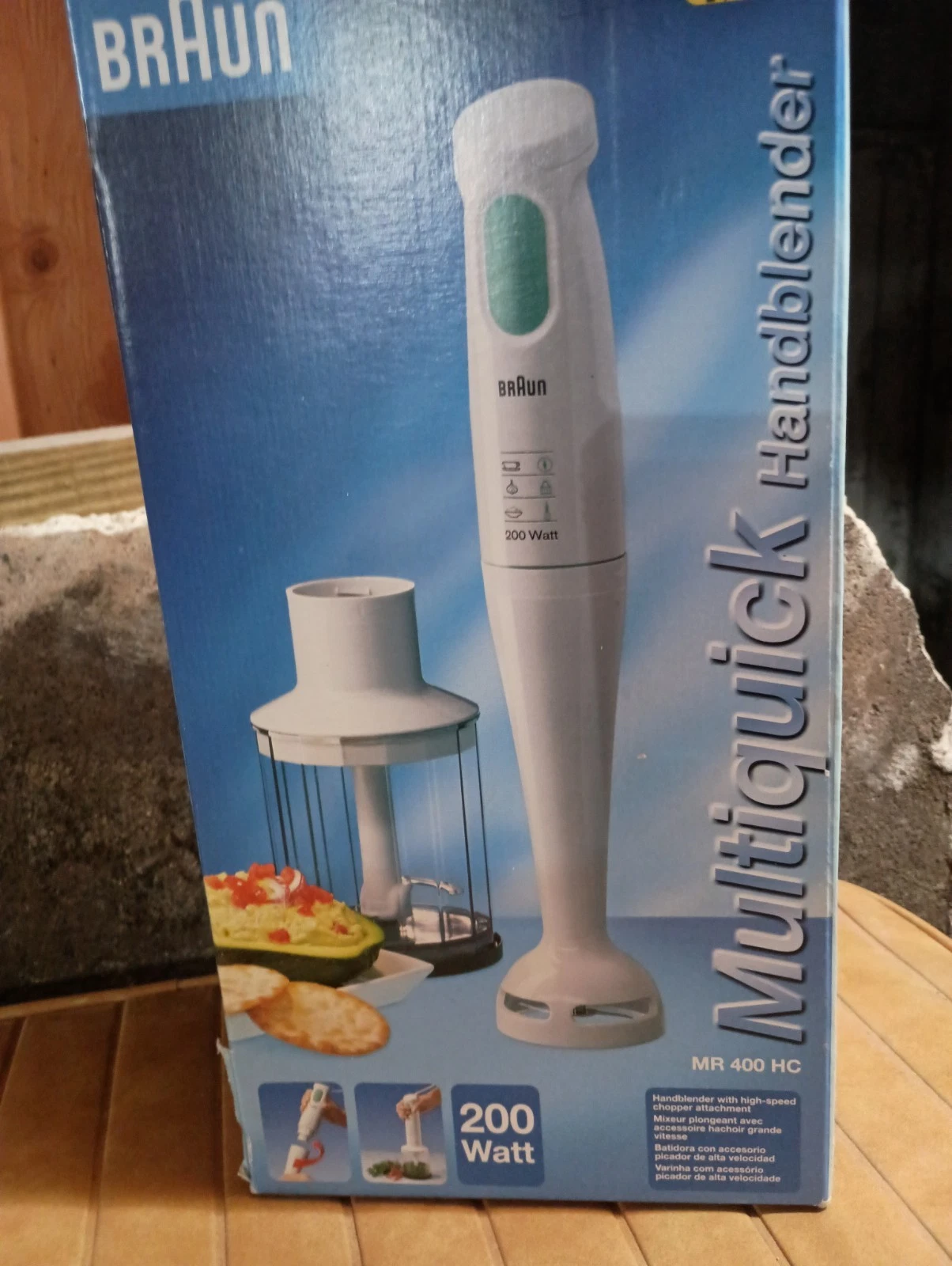 Braun Multiquick 200 Watt-Hand Blender Chopper Mixer-MR 400 HC
Opens in a new window or tab