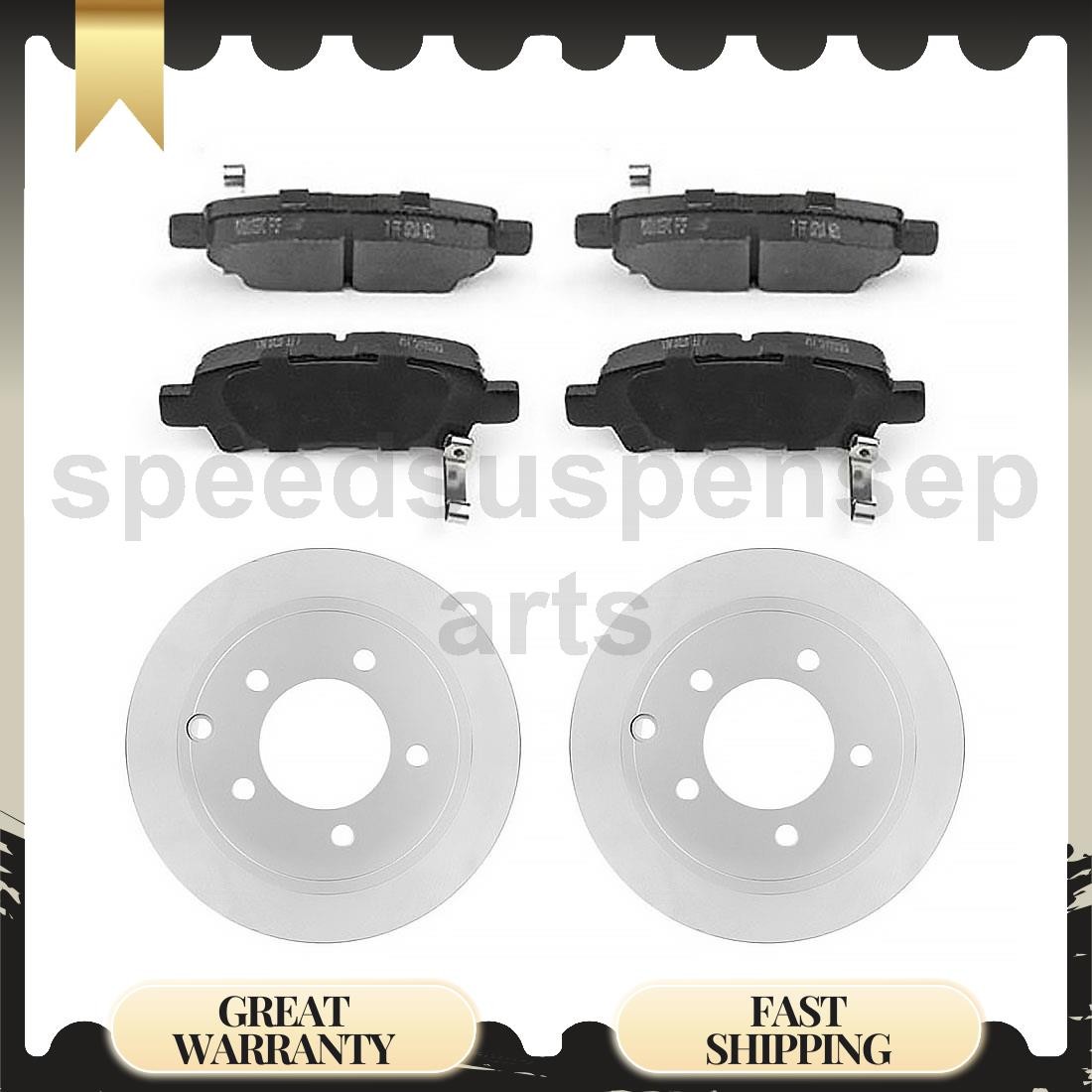 Magma Rear Disc Brake Pads & Rotor Kit for 2007-2017 Jeep Patriot