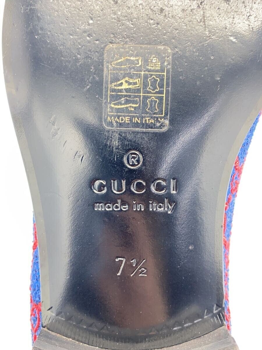 Gucci Opera Pumps Loafers Shoes Tiger Head Blue Size 7 US About7.5 For Men thumbnail 13