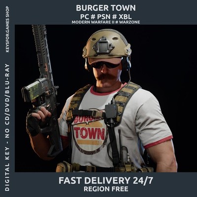 MW2 Burger Town Operator Monster Skin - Warzone COD Modern Warfare II