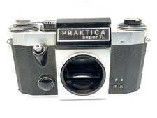 Praktica Super TL SLR 35mm Analog SLR Camera Body M42 Silver, Part-Defect