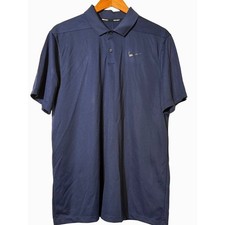 Nike Golf Tour Performance Men's Polo Shirt Dri Fit Navy Size Large