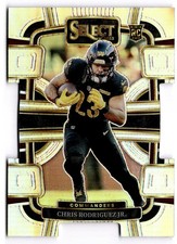 2023 Panini Select - Chris Rodriguez Jr. #100 Silver Prizm Die-Cut (RC) 