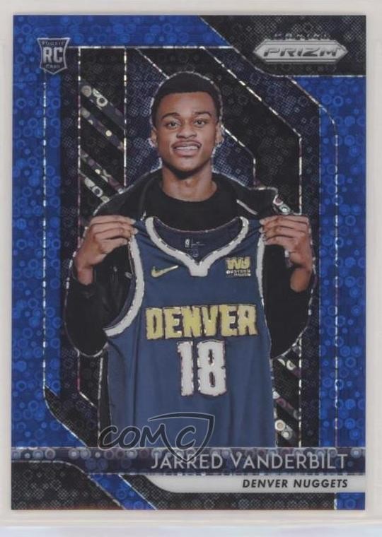 2018-19 Panini Prizm Fast Break Blue 157/175 Jarred Vanderbilt #42 Rookie RC 0ad