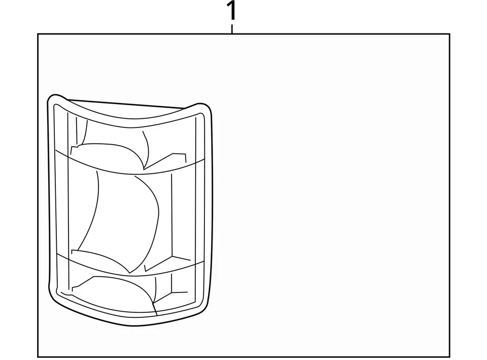 2005 Ford E-350 Super Duty Passenger Right Side Tail Light Taillight Oem CBALI - Image 4 of 4