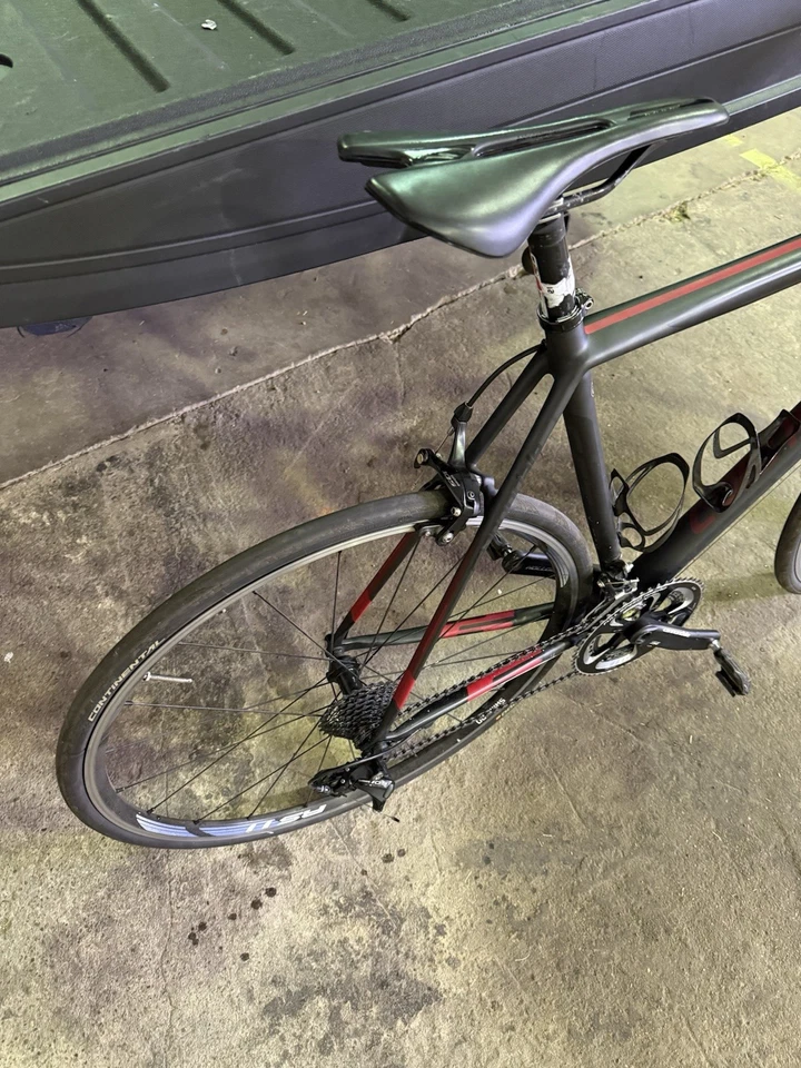 Bicicleta de carretera Cannondale SuperSix EVO 56 cm fibra de carbono freno de llanta Shimano 105 Foto 4 de 4