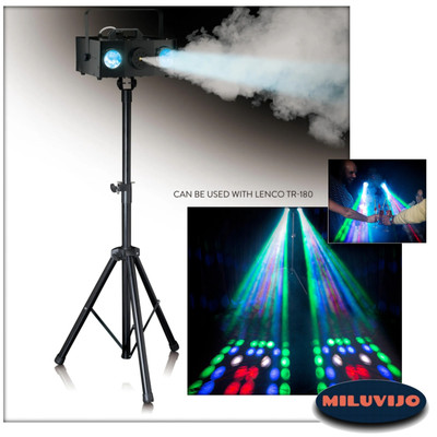 2 in 1 Partymaschine mit Dual-Matrix-RGB Lichtern & Nebelmaschine Lichtshow Neu