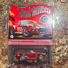 Hot Wheels Red Line Club 1965 Shelby Cobra 427 S/C Red 1:64 Diecast