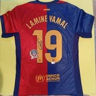 Lamine Yamal #19 Hand-Signed Barcelona Soccer Jersey 2024/25 Beckett COA