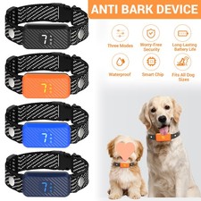 Dog Bark Collar Rechargeable Smart Bark Collar Anti Barking Training Collar New