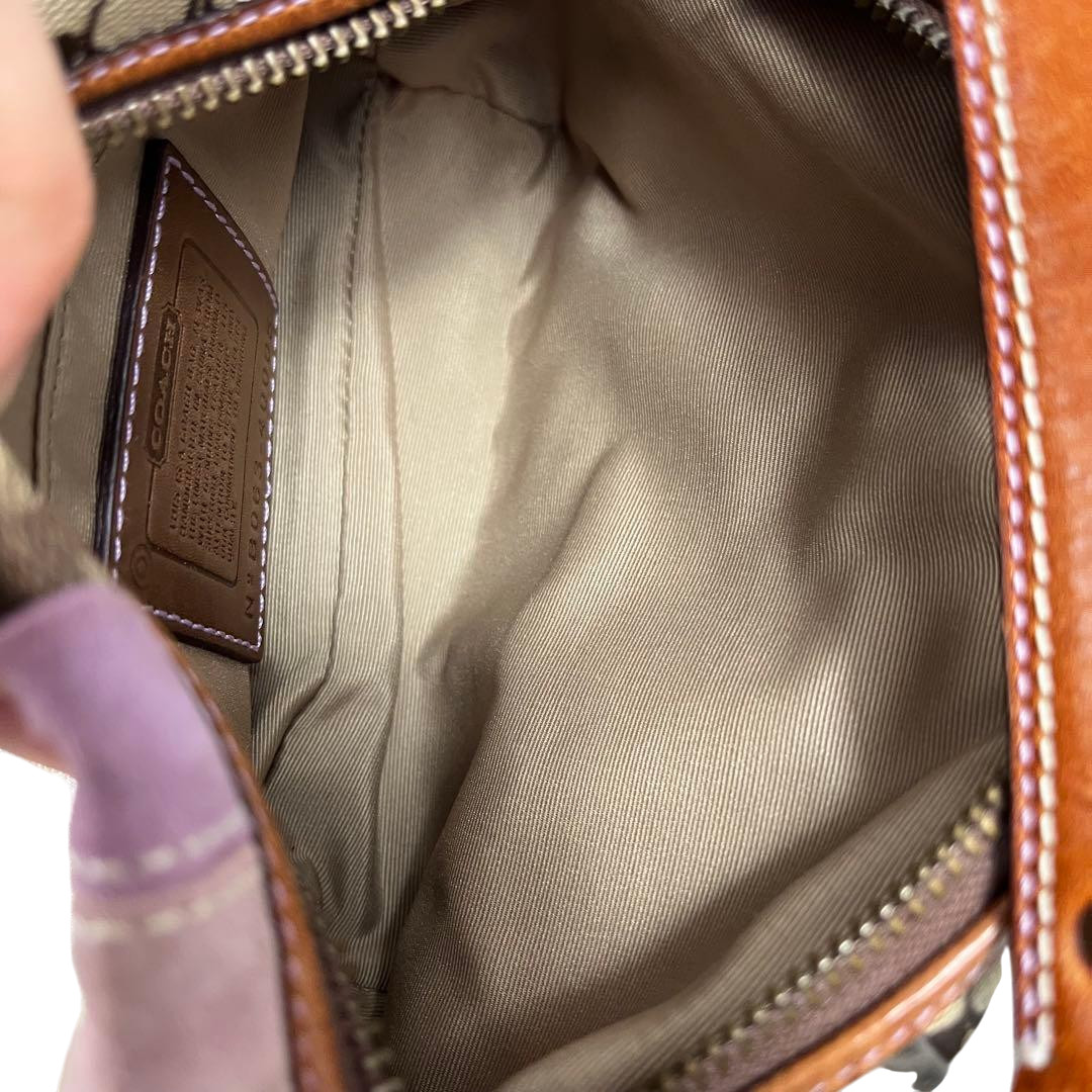 COACH Patchwork Accessory Pouch Mini Shoulder Bag… - image 8