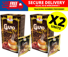 Gano Excel Cafe 3 in 1 Coffee Ganoderma Reishi Halal 20 sachets 2 BOXES