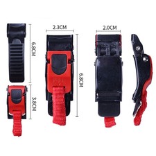 For Safety Fast Buckles Fastener Motorcycle Helmet Buckle ABS Adjustable
