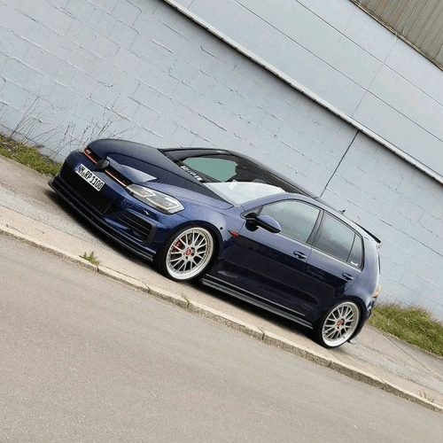 18 Zoll T1 Stufentiefbett Alufelgen 8x18 4x100 ET35 in silber für Honda und Mini - Bild 6 von 8