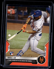 Khalil Lee - 2021 MLB Topps Now #250 Red 02/10 Parallel New York Mets