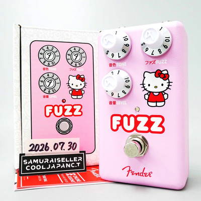 Fender x Hello Kitty Pink Fuzz 50th Anniversary Limited Edition Guitar Effect