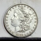 1883 Morgan Dollar - Unc Details, few nicks on chin (#61328-L)