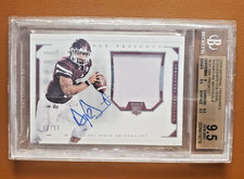 DAK PRESCOTT AUTO RC /99 2016 National Treasures Coll Colossal BGS 9.5 Gem Mint