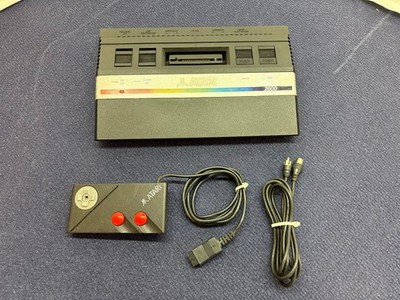 Atari 2600 Schwarz Konsole + Kabel + Controller (PAL)  100% Working - Retro #3