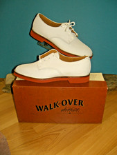 Vintage White Bucks US made women's 6B NOS "Walkovers for Her"