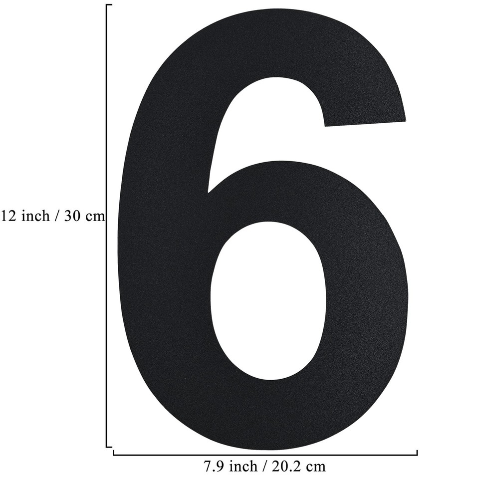 Cobata Modern House Numbers-12 Inch High Rustproof 304