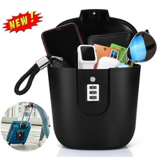 Portable Safe Box w/ Code Travel Safe Combination Security Case Lock Box Storage
