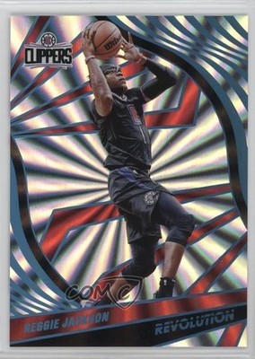 2021-22 Panini Revolution Sunburst 44/60 Reggie Jackson #47 0q3