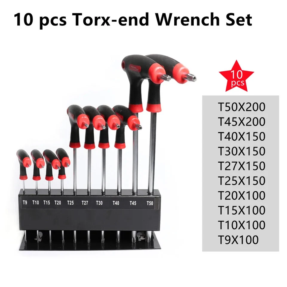 Professional Color Coded Long Hex Key Set,10 Piece Metric Allen Key High Quality - Image 2 of 4