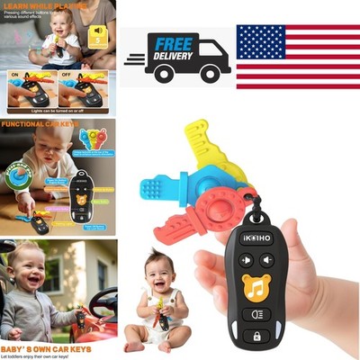Musical Baby Keys Toy for 6  and Up Sensory Play with Sounds and Lights