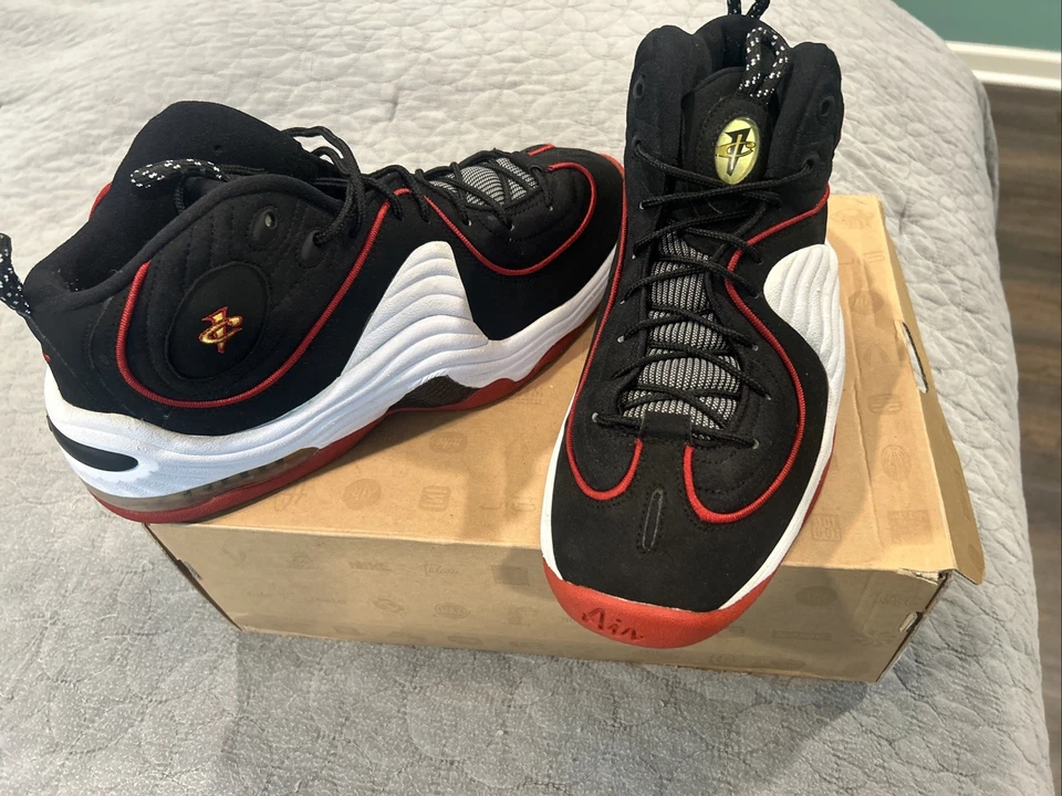 Size 9 - Nike Air Penny 2 2016 Miami Heat - Image 2 of 4
