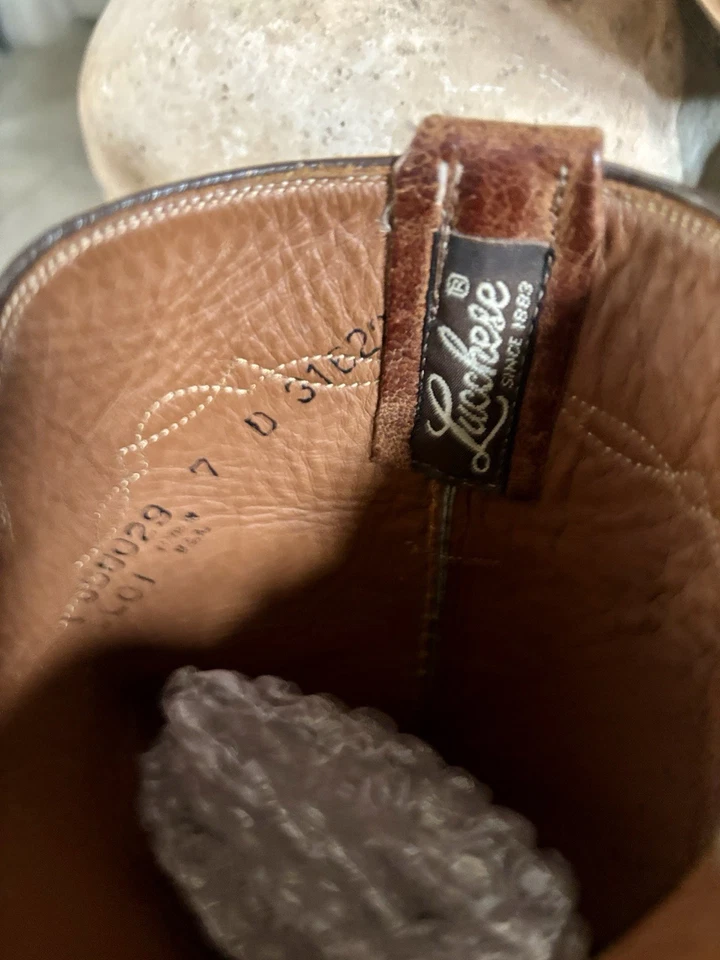 Botas Western Lucchese Roper 7D De Colección Excelente Estado Flexible  Foto 4 de 4