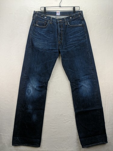 Vintage PRPS Made In Japan P39P03B-01 Barracuda Denim Jeans Mens Sz 36 SEE PICS!