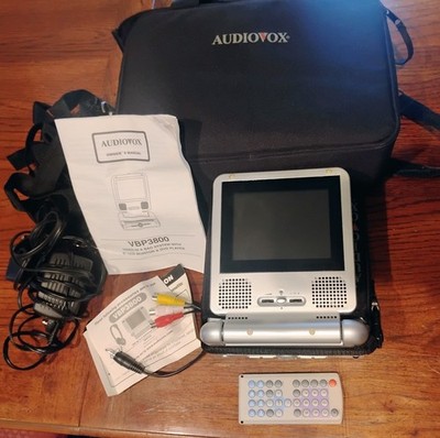 Audiovox VBP3800 Video In A Bag System 5'' LCD Monitor & DVD Player w/ Remote