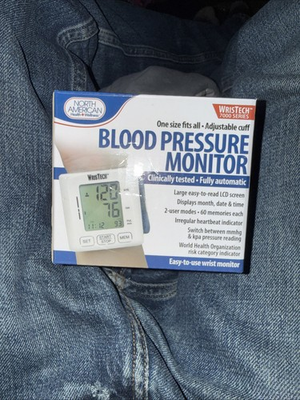 #ad blood pressure monitor North America $18.00