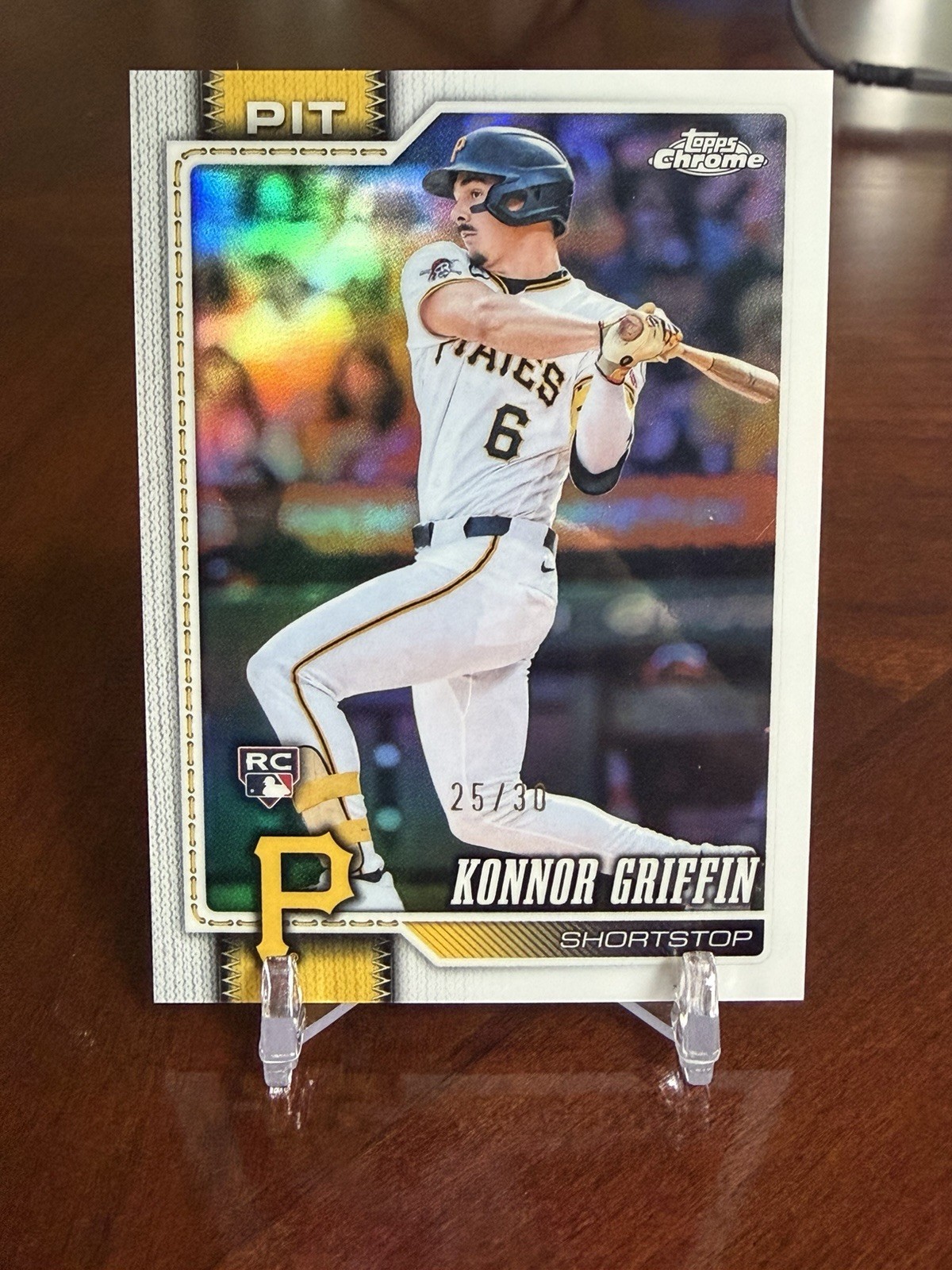 Konnor Griffin 2026 Topps Chrome 74 Pirates WHITE Refractor /30