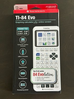 New Texas Instruments TI-84 Evo Graphing Calculator