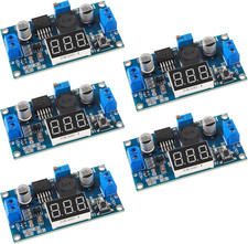 5Pcs LM2596S DC-DC LM2596 with LED Display Voltmeter Buck Converter Step-Down Re