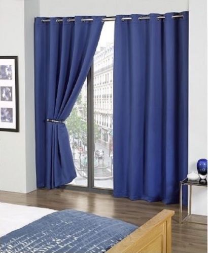 Thermal Blackout Curtains Ready Made Eyelet Ring Top Tie Backs CLEARANCE PRICES - Picture 8 of 40