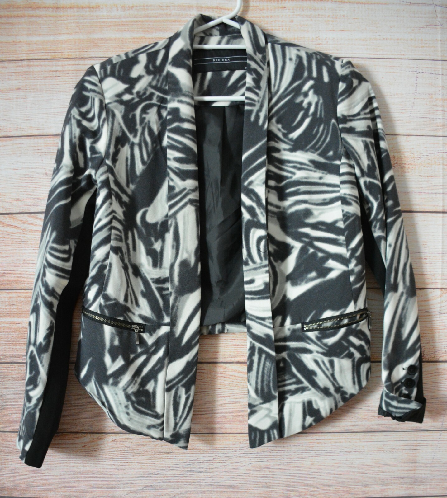 Decjuba Blazer Jacket Kimono Size 8 