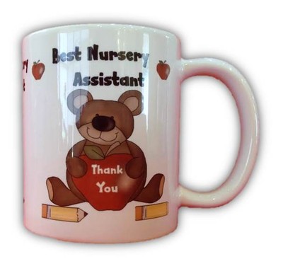 Beste Kinderzimmerassistentin weiß 11 Unzen Tasse - Danke Lehrer Geschenk mit Box